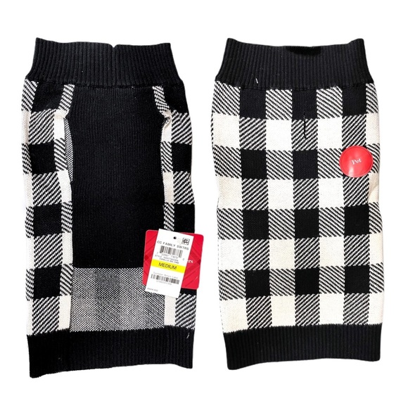 Check-Print Dog Family Family Sweater NWT! - Picture 3 of 7